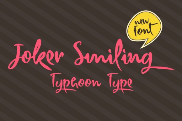Joker Smiling Font - Featured Image