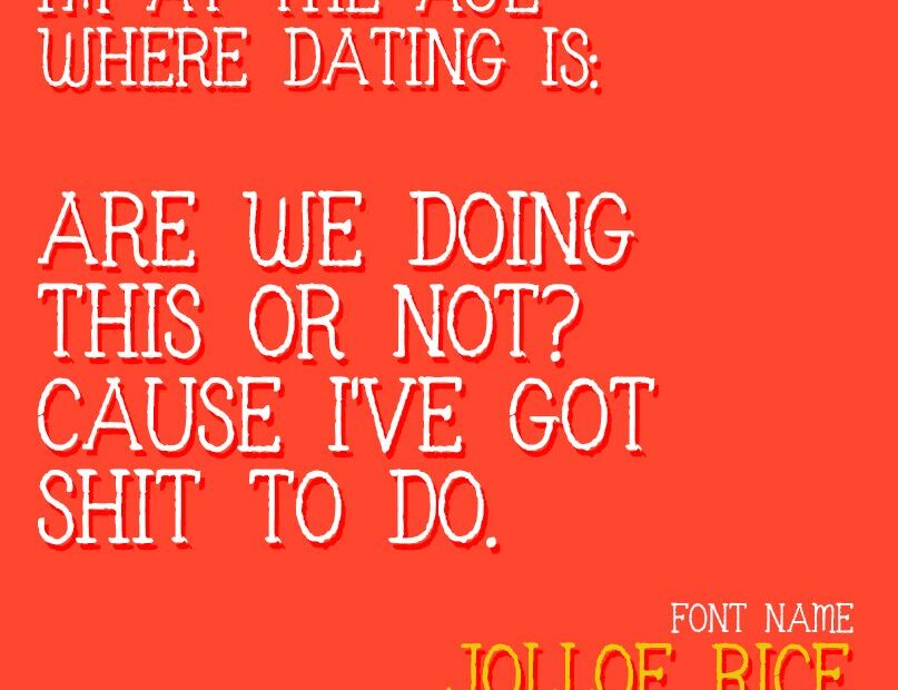 Jollof Rice Font - Featured Image