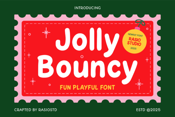 Jolly Bouncy Font - Featured Image
