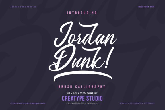 Jordan Dunk Font - Featured Image