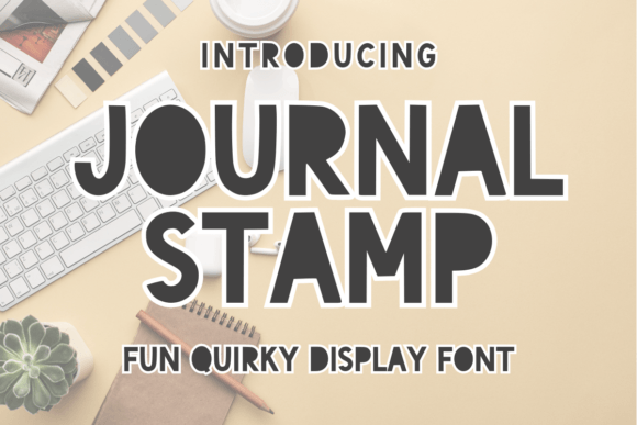 Journal Stamp Font - Featured Image