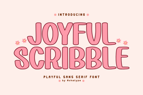 Joyful Scribble Font - Featured Image