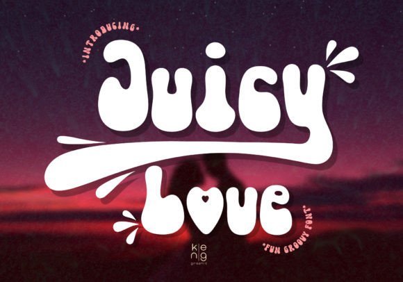 Juicy Love Font - Featured Image