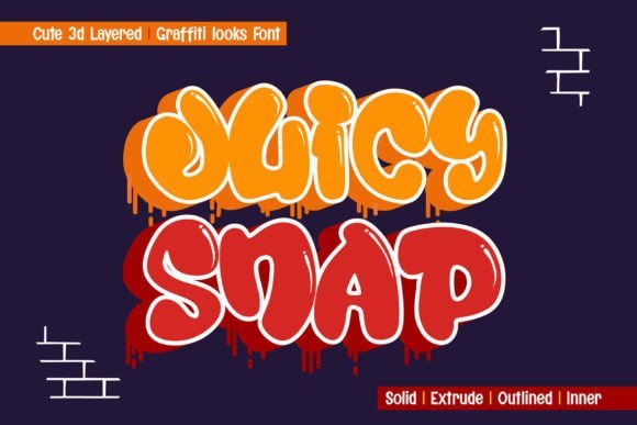 Juicy Snap Font - Featured Image