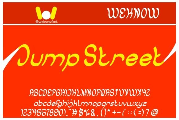 Jump Street Font - Featured Image