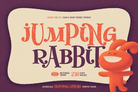 Jumping Rabbit Font - Featured Image