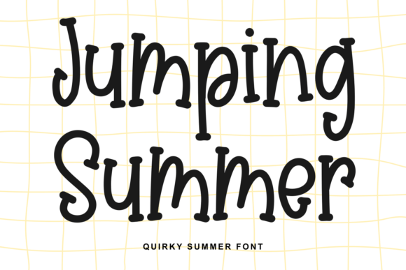Jumping Summer Font - Featured Image