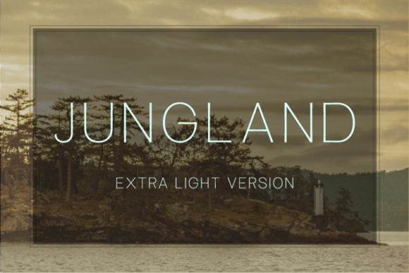 Jungland Extra Light Font - Featured Image