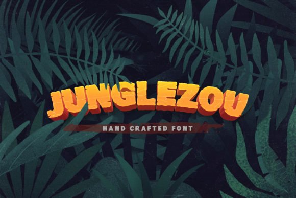 Junglezou Font - Featured Image
