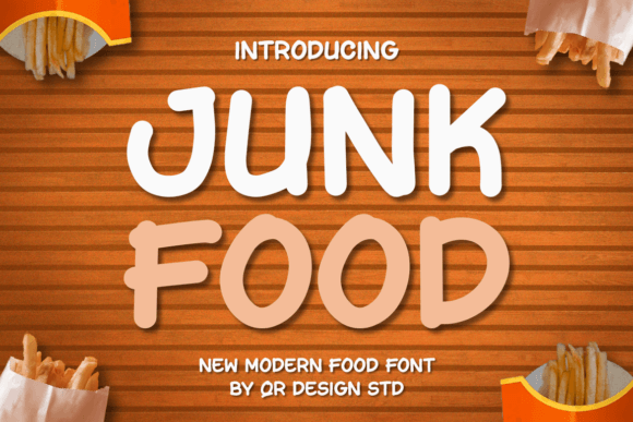 Junk Food Font - Featured Image