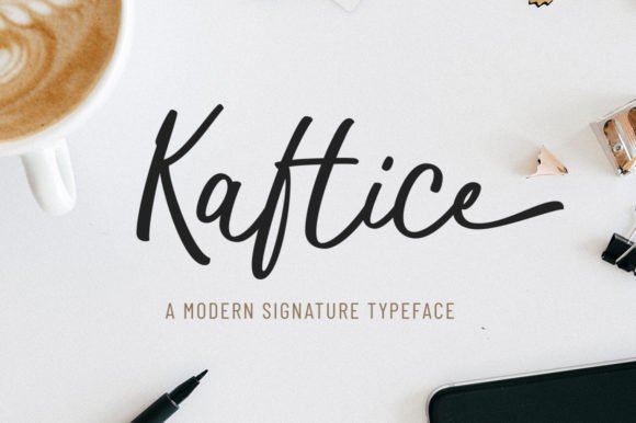 Kaftice Font - Featured Image