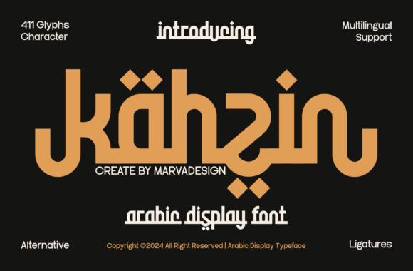Kahzin Font - Featured Image
