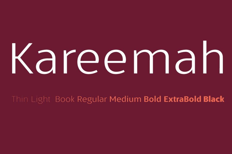 Kareemah Font - Featured Image