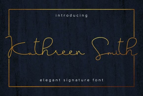 Kathreen Smith Font - Featured Image