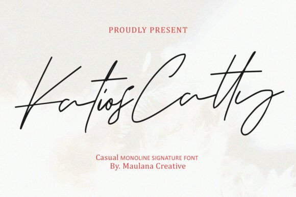 Katios Catty Font - Featured Image