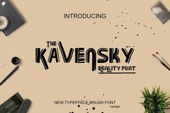 Kavensky Font - Featured Image