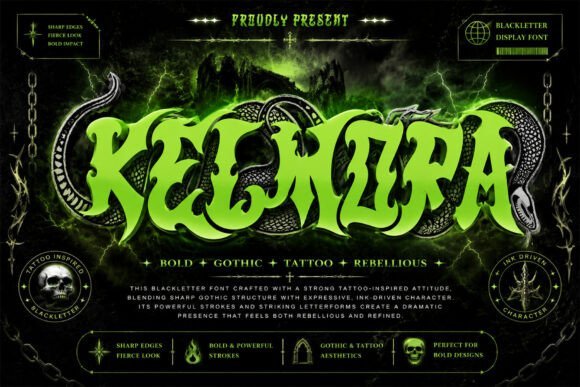 Kelmora Font - Featured Image