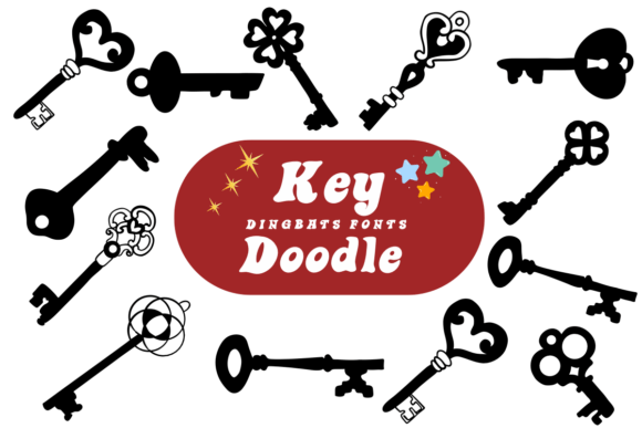 Key Doodle Font - Featured Image
