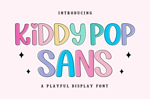 Kiddy Pop Sans Font - Featured Image