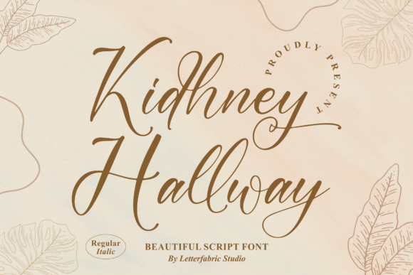 Kidhney Hallway Font - Featured Image
