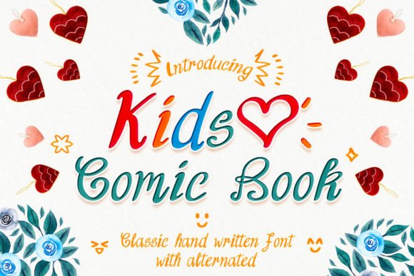 Kids Comic Book Font - Featured Image