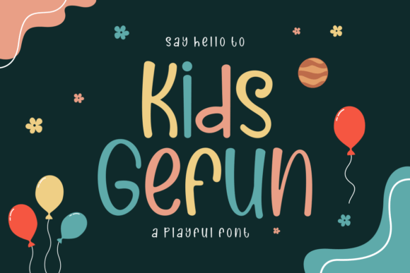 Kids Gefun Font - Featured Image