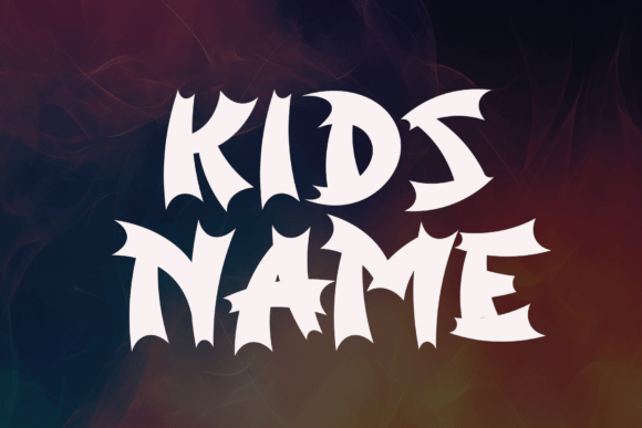 Kids Name Font - Featured Image