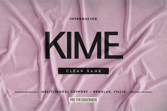 Kime Font - Featured Image