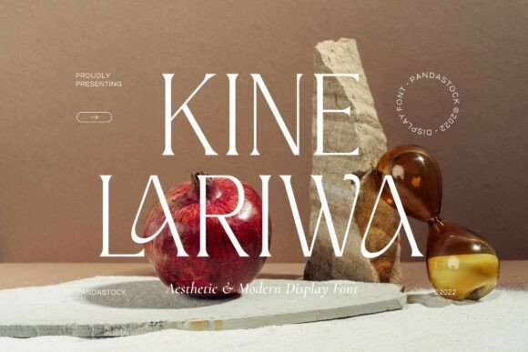 Kine Lariwa Font - Featured Image