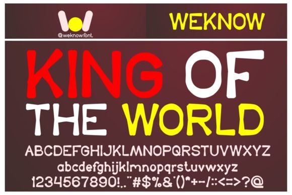 King of the World Font - Featured Image