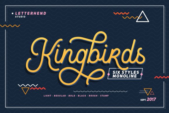 Kingbirds Script Font - Featured Image