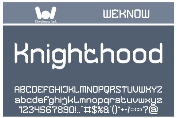 Knighthood Font - Featured Image