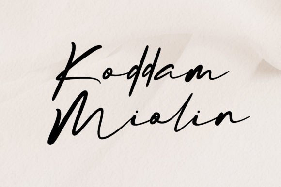 Koddam Miolin Font - Featured Image