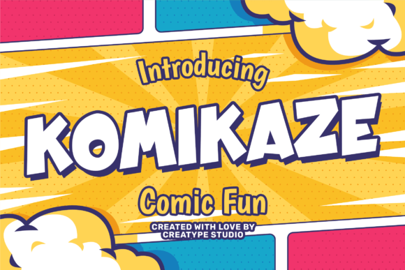 Komikaze Font - Featured Image