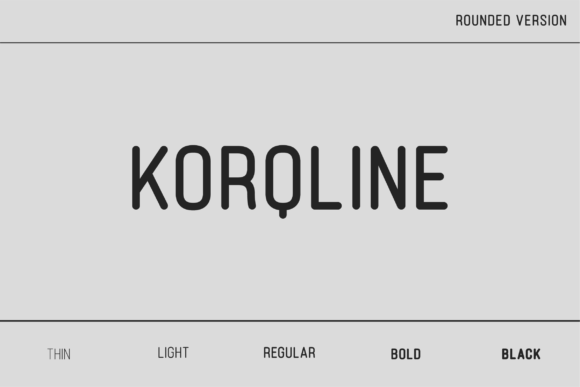 Korqline Rounded Font - Featured Image