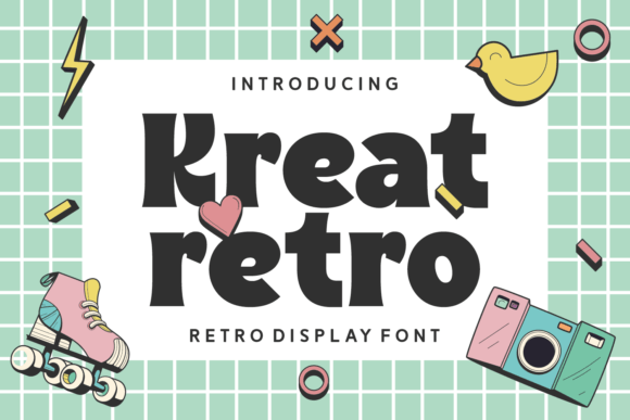 Kreat Retro Font - Featured Image