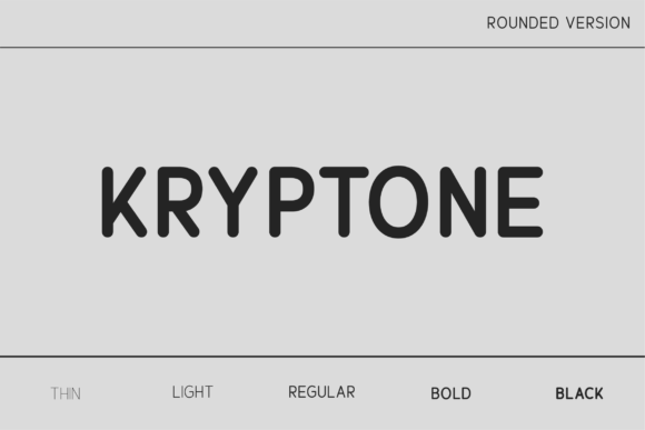 Kryptone Rounded Font - Featured Image