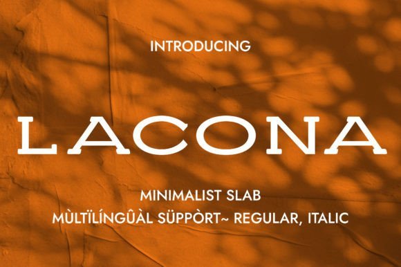 Lacona Font - Featured Image