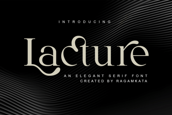 Lacture Regular Font - Featured Image