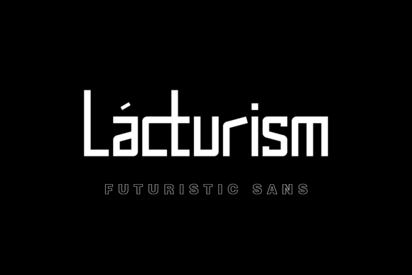 Lacturism Font - Featured Image