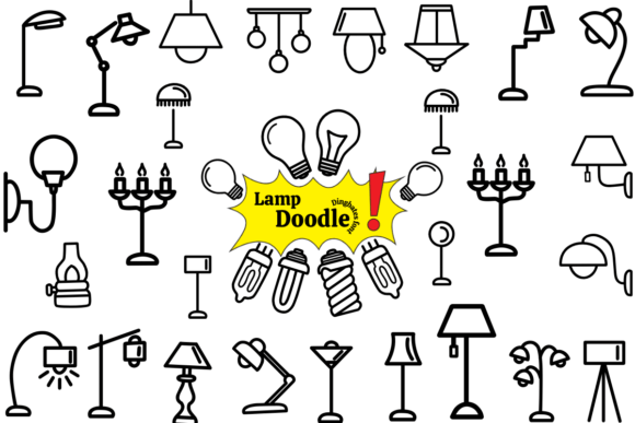 Lamp Doodle Font - Featured Image