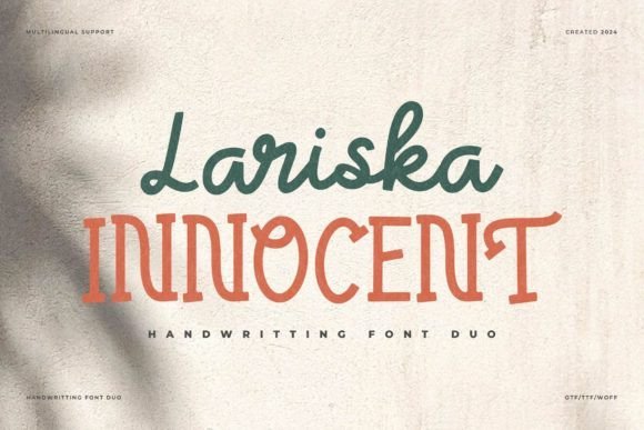 Lariska Innocent Font - Featured Image