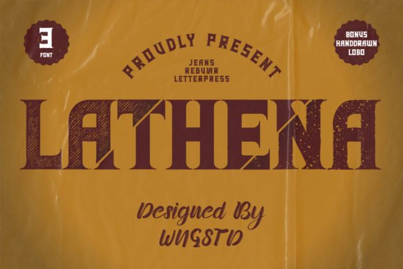 Lathena Font - Featured Image