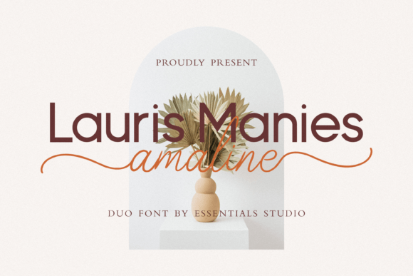 Lauris Manis Amaline Duo Font - Featured Image