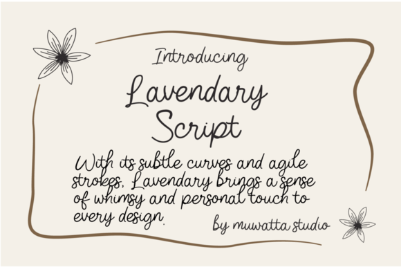 Lavendary Ground Script Font - Featured Image