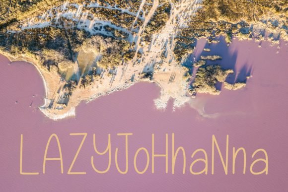 Lazy Johhanna Font - Featured Image