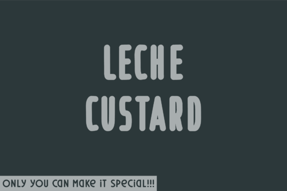 Leche Custard Font - Featured Image