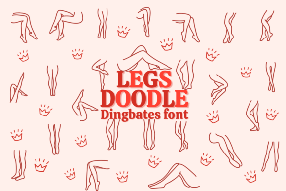 Legs Doodle Font - Featured Image
