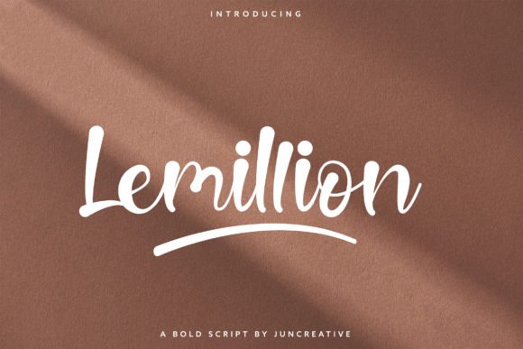 Lemillion Font - Featured Image