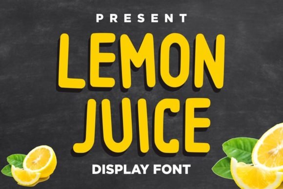 Lemon Juice Font - Featured Image